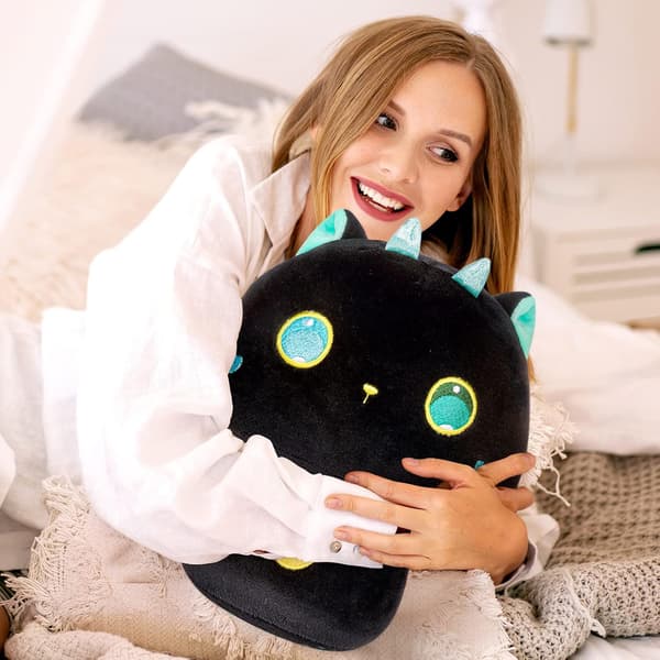 Storögd katt 20 cm, mjuk plysch