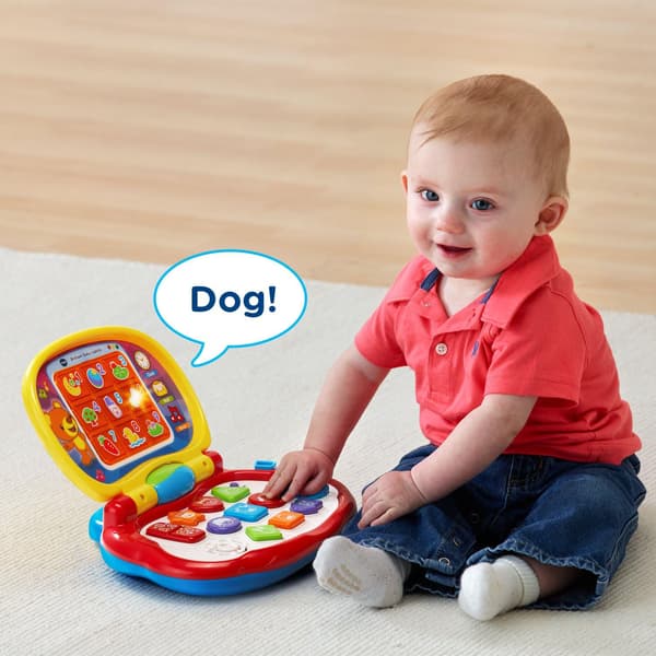 2025 Seneste model VTech Brilliant Baby Laptop, Rød