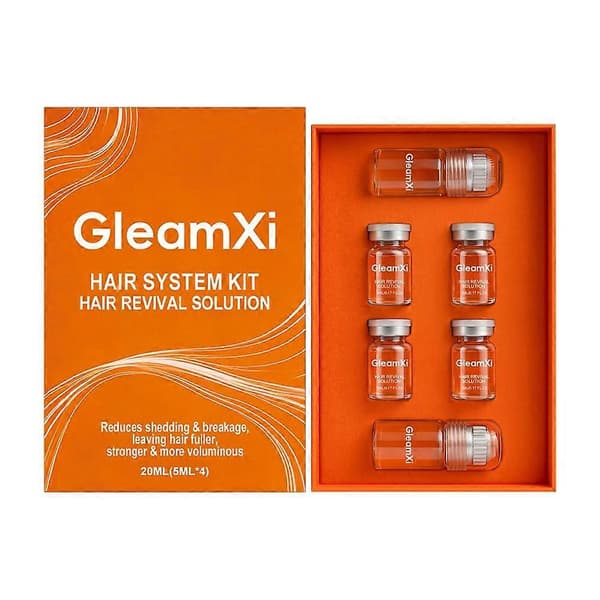 GleamXi Hair Revitalization Solution - Scalp Serum, 5 Ampoules Set