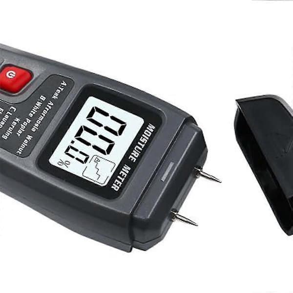 Professionel 0~99,9% Digital Træfugtmåler Bside Træhygrometer Bærbart Værktøj LCD-Display Træfugtdetektor-YuJia