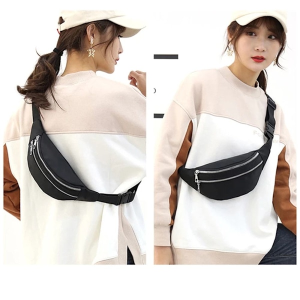 Sports Taljetasker Lomme Pakke SORT Black