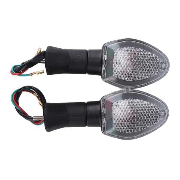 Motorcycle Turn Signal Indicator Replacement - 2pcs Clear Turn Signals for Suzuki