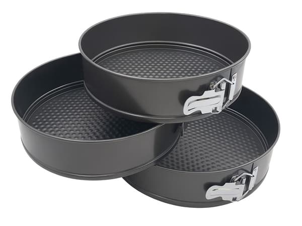 Bageform sæt 3 dele rund 24 26 28 cm 948