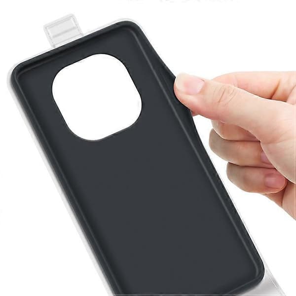 Kompatibelt etui til Xiaomi Redmi Note 14 Pro+ 5G med kortplads, vertikalt flip-læderetui (hvid)