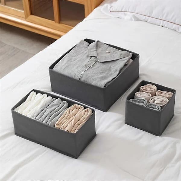 [EN] Drawer set with storage boxes, underwear divider