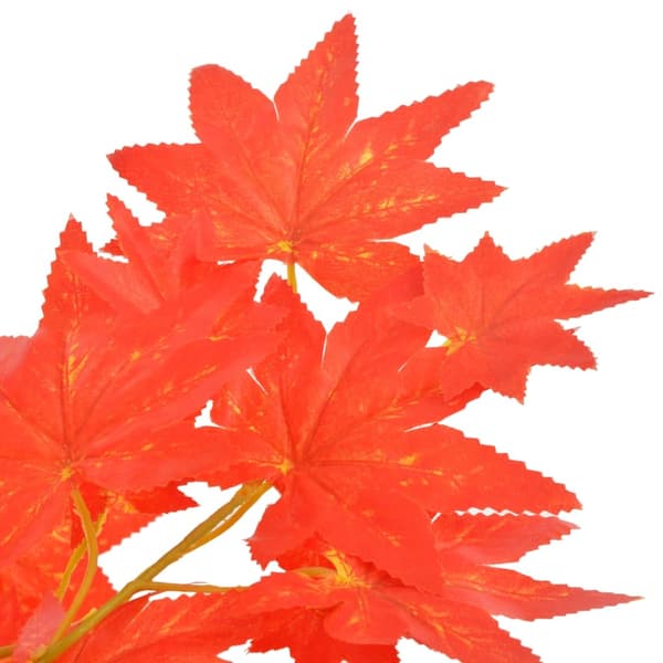 vidaXL Artificial Maple Tree with Pot 120 cm Red Röd red