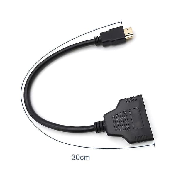 HDMI-splitter 1 inn 2 ut kabel hann til dobbel HDMI-hunn