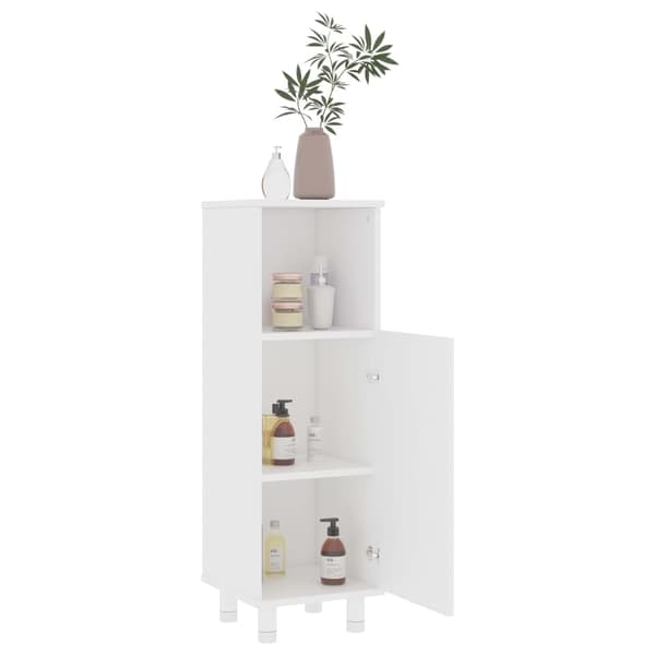 vidaXL Bathroom cabinet white 30x30x95 cm engineered wood Vit white