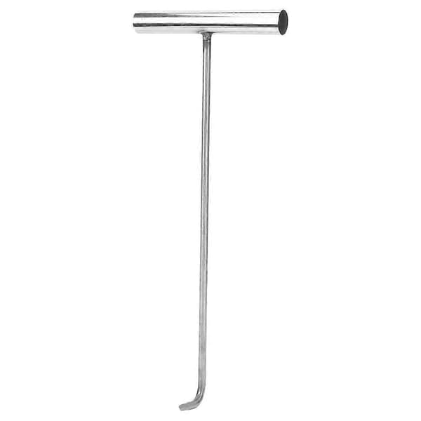 T-formet brønddækselkrog i rustfrit stål 38x15x5,5 cm