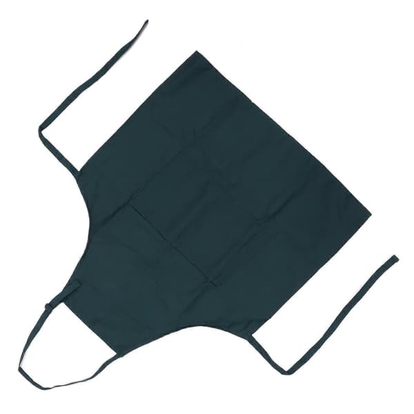 Green Waterproof Nail Art Apron - Adjustable Neck Strap Solid Color Unisex Cooking Apron