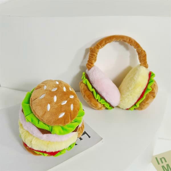 Burger Öronvärmare i Plysch för Män och Kvinnor - Vinter