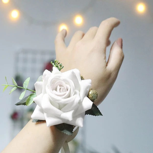 Brud Handledsblomma Handblommor VIT HANDLEDSBLOMMA Vit Handledsblomma