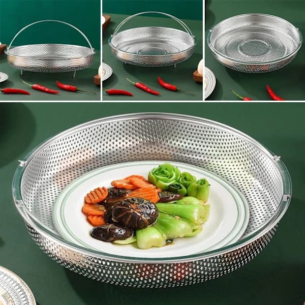 Matlagingskurv Trykkoker Dampkurv 22,5CM 22,5CM 22,5cm
