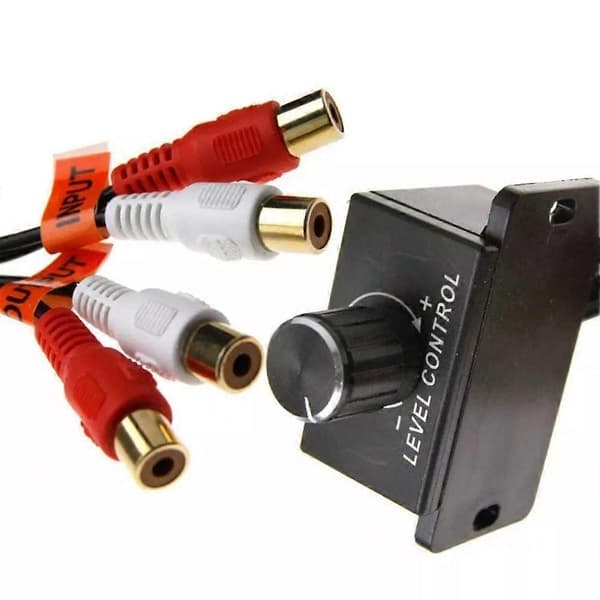 Universal Car Audio Amplifier Bass RCA Level Remote Volume Knob
