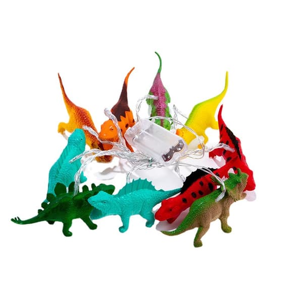 LED-valonauha, 2 metriä 10 LED-lelua Superhauska dinosaurusnauha