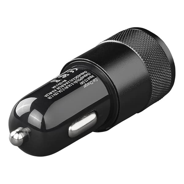 USB snabbladdare typ A + C 2-vägs 12/24V 3100mA