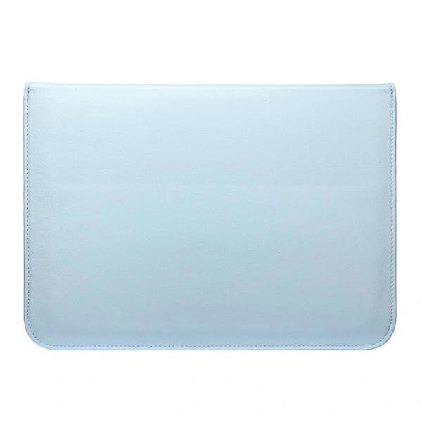 Envelope Style PU Leather Laptop Bag Case for MacBook Air 13.3-inch/iPad Pro 12.9 - Sky Blue