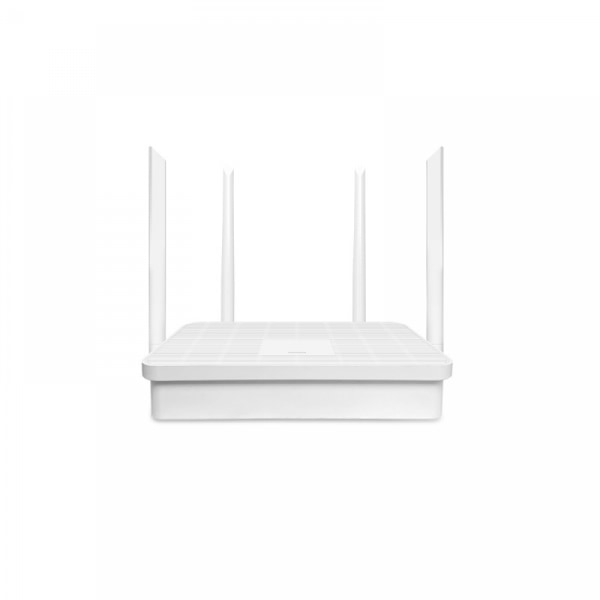 1200Mbps WiFi-router, dobbeltbånd 2,4G/5Ghz WiFi 5 Gigabit internet trådløs router (EU-stik) White