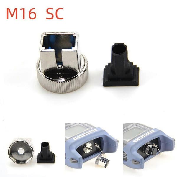8 stk Optisk effektmåler-adapter SC/FC/ST fiber-effektomformer