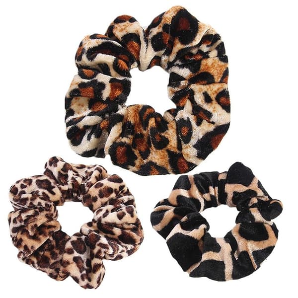 Leopardikuvioinen hiuslenkki Scrunchie Elastinen poninhäntäpidike Hiusnauha ^PN