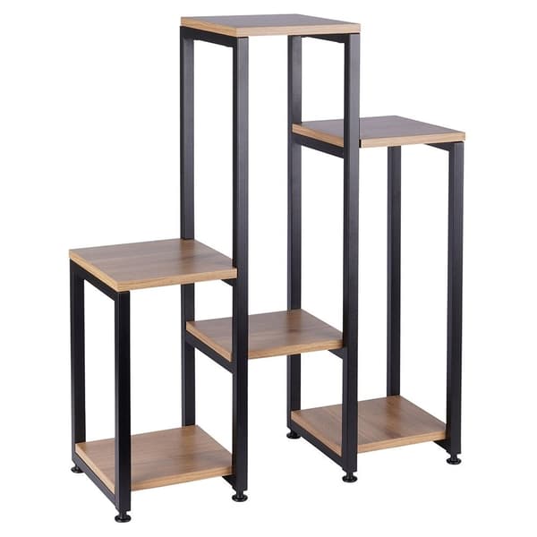 Blomsterstativ i metal med 6 niveauer, industriel stil
