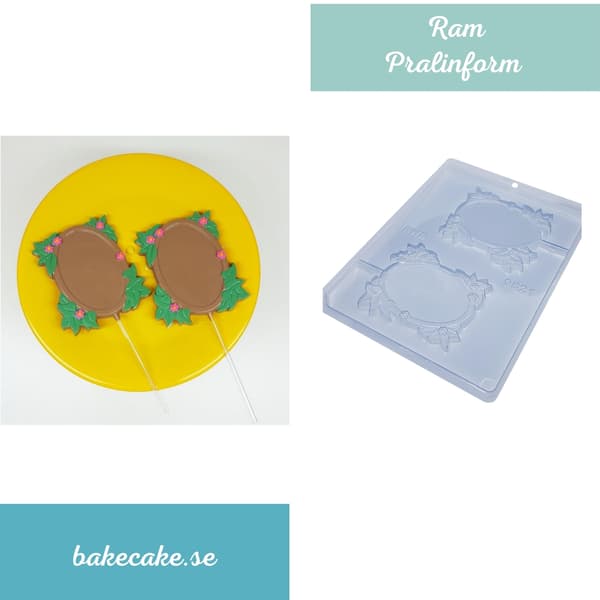 Praline Mold Frame Lollipop Chocolate Mold - BWB 9821 Transparent transparent