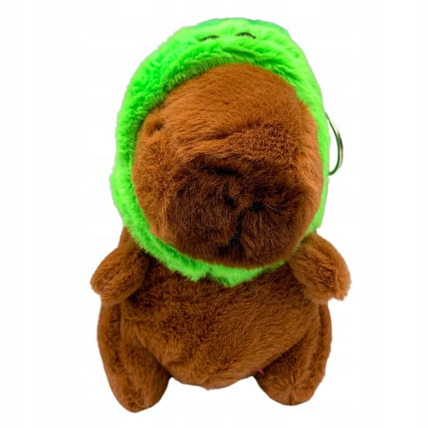Pehmo Capybara Lelu Hupulla Pieni Sammakko Avaimenperä 12 cm