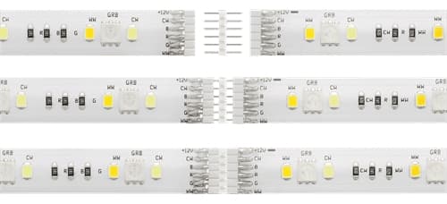 Deltaco Smart Home LED-stripe forlengelse, 1m, RGB, 2700K-6500K - Hvit
