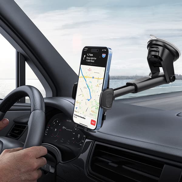 New Car Phone Holder, Suction Cup Car Center Console Dashboard Universal Navigation Fixed Support Bracket