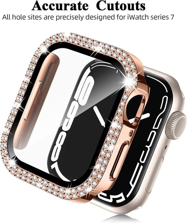 Bling-deksel for Apple Watch Series 6 5 4 SE 40mm