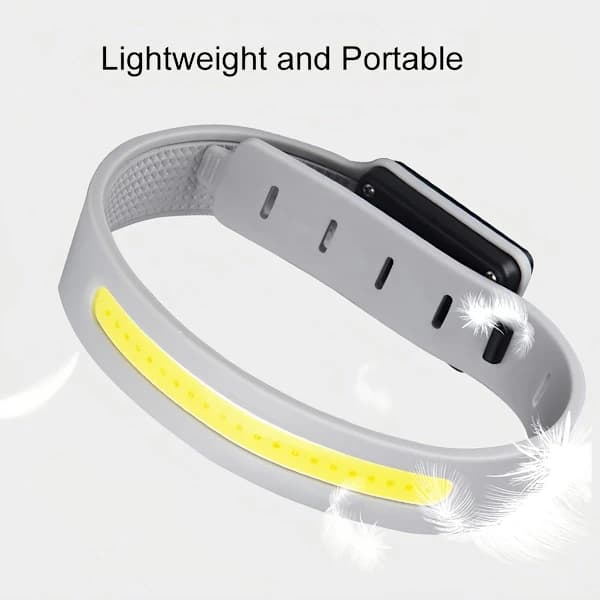 Running light with reflective armband, 3 light modes, rechargeable for running, jogging, cycling, walking, compatible with darkness