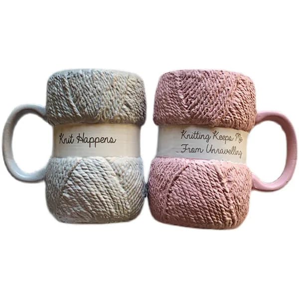 Creative Ceramic Mug Colorful Wool Sugar Milk Coffee Mug Office Mug Pink
