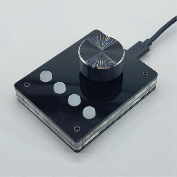 Programmerbart USB-tastatur Mini Makrotastatur Volumkontroll