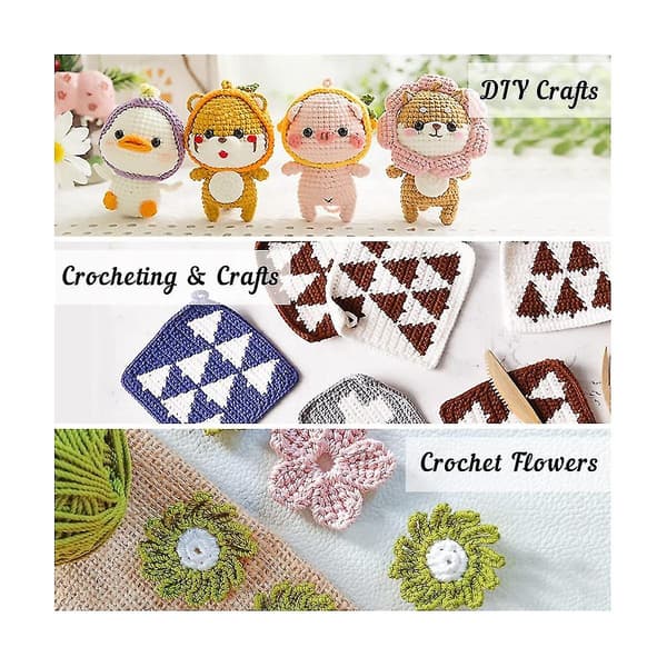 Crochet Set, Includes Wool, Knitting Needles, Knitting Accessories, DIY Knitting Tools, Storage Needle
