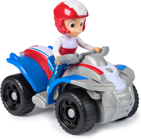 Paw Patrol motorsykkel-leke, firehjuling og Ryder-figur ryder