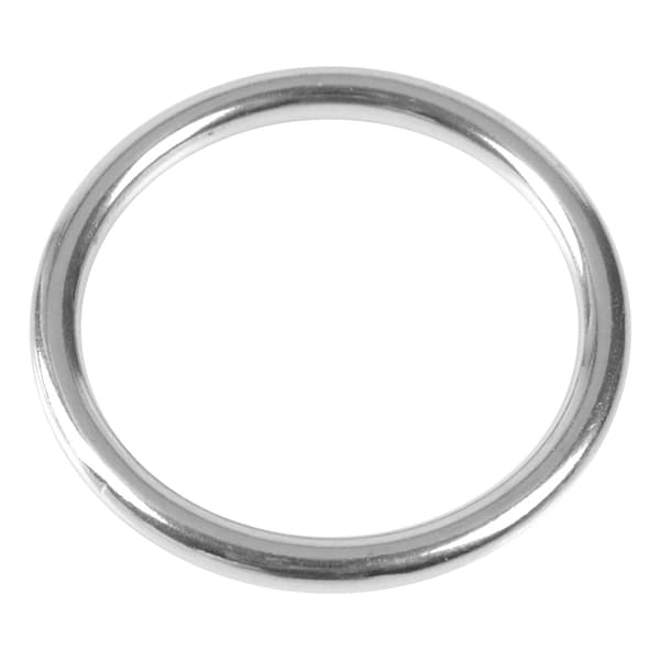 Marine Grade 304 Rustfrit Stål Svejset O-ring Poleret Cirkel 6x80mm