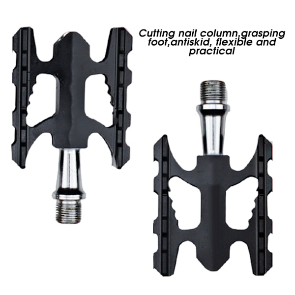 1 par ultralette foldecykelpedaler aluminiumslegering skridsikre MTB-landevejscykelpedaler