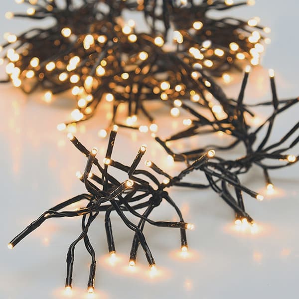 LED-julbelysning, 1512 varmvit, 11 m, 8 lägen