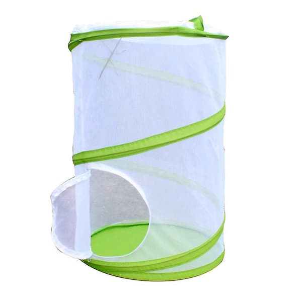 Foldable Insect Butterfly Habitat Cage Clear Mesh Portable Cage Container S S