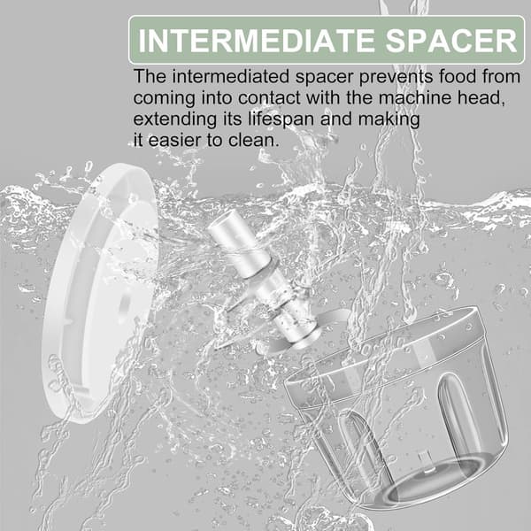 Kitchen Mixer - 400ML Large Capacity - 6 Blade Chopper - USB Rechargeable - A Must-Have in the Kitchen for Home Use
