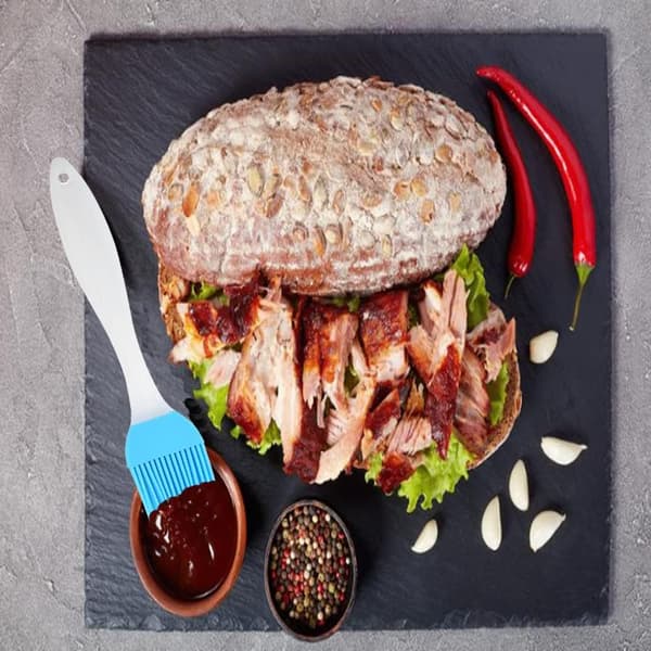 Kjøkkenbørste, silikon grillbørste, matlagingsbørste, bakverkspensel, silikonbørste, for grillkaker baking