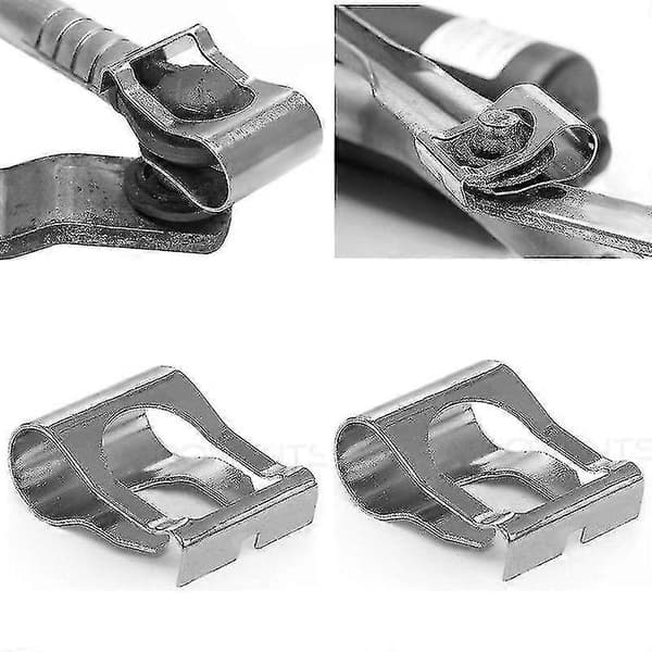 Sæt med 2 Forrudeviskerforbindelse Clip Viskerarme Reparations Clip Kit 33x22mm Motorforbindelse Viskerreparations Clip