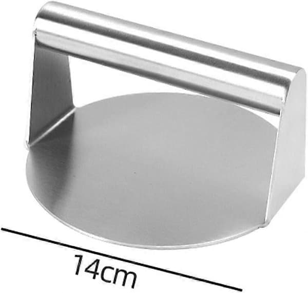 304 Rustfrit Stål Burgerpresse 14 cm Rund Burgerpresse Professionel Burgerpresse Patty Maker Tilbehør
