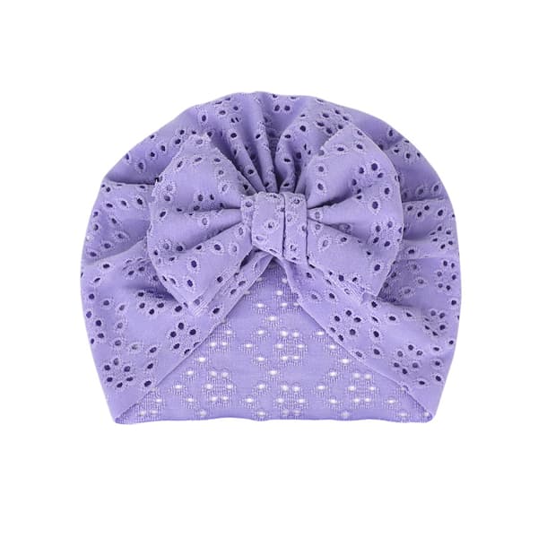 Andningsbar Stretchig Polyester Rosett Hatt Baby Flicka
