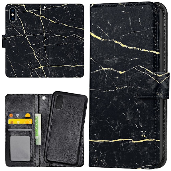 iPhone XR - Lommebokdeksel/Deksel Marmor 150