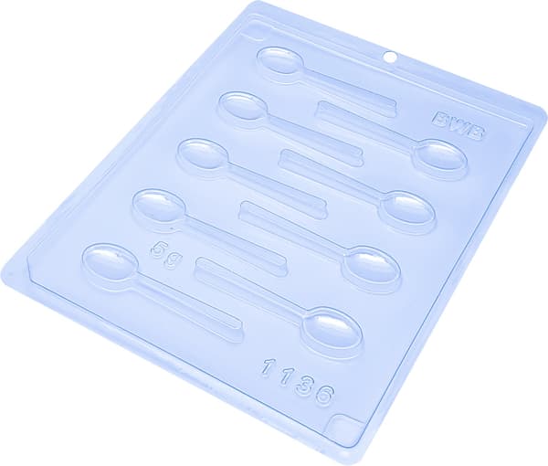 Pralinform Skje Sjokoladeform - BWB 1136 Transparent transparent