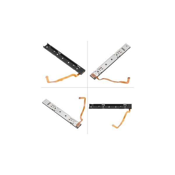 Left slider with flex cable, metal replacement part for Nintendo Switch