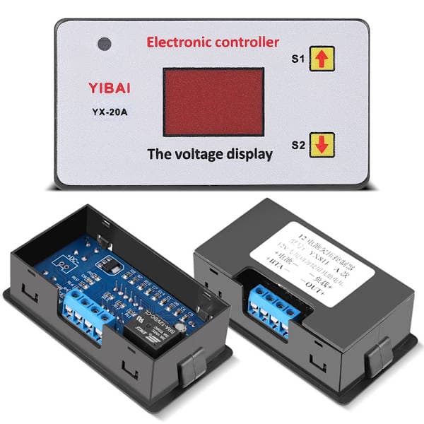 12V batteri lavspenningsavstengning automatisk bryterbeskyttelse underspenningsregulator