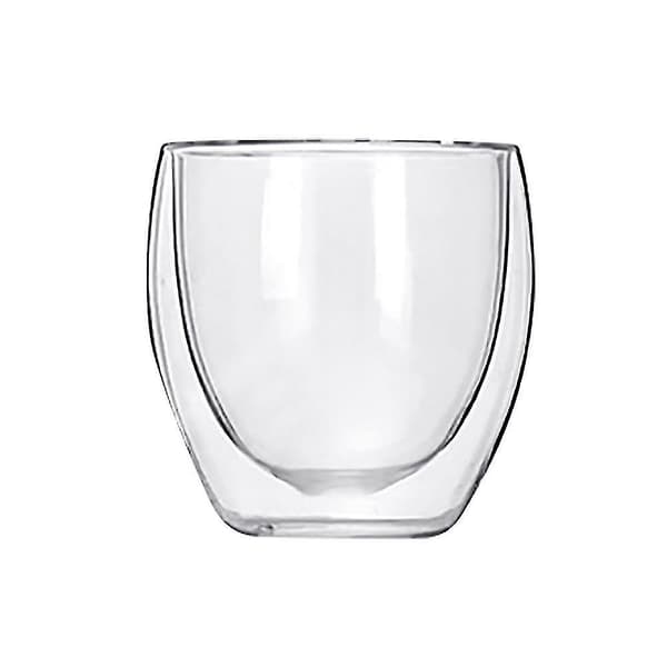 200 ml kaffeglas dubbelväggigt värmeisolerat dricksglas tekopp kaffemugg