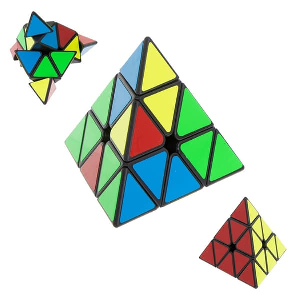 Pyramid Puzzle (Pyraminx) - Rotating Puzzle Cube